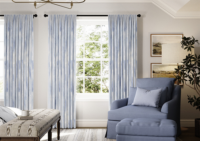 Waterfall, Azure - Made to Measure Curtains - Image 3